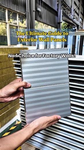 314K views · 2.6K reactions | Hot-sale steel structure wall panel: aluminum alloy + PU edge sealing + rock wool core. #installation #panel #wallpanel #Durable #Insulation #panels #wallpanels #sandwichpanel #steelstructure #corrosionresistance #curtainwall #rockwool #pupanel #polyurethane #Fireproof #corrosion #Waterproof | BRD Insulation Panels | Facebook