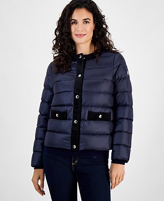 MICHAEL Michael Kors Women's Packable Down Puffer Coat, Created for Macy's - Macy's