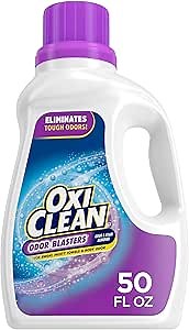 OxiClean Odor Blasters Odor and Stain Remover Laundry Booster Liquid, 50 fl oz