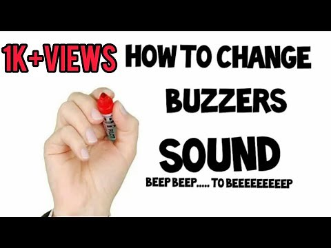 How to change buzzer's sound ???
