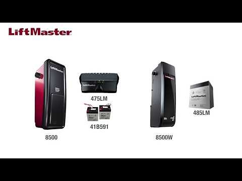 How to Change the Battery Backup in a LiftMaster 8500 and 8500W Garage Door Opener