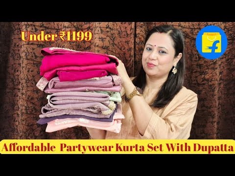 Affordable Flipkart Partywear Kurta Set Haul | Flipkart Kurta Set Haul |Nilu Prakash