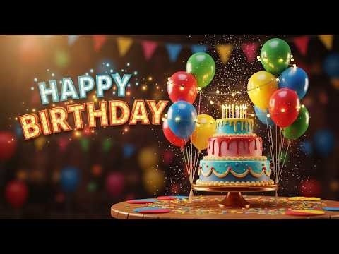 🎂 Happy Birthday Song 🎉 Birthday Cake Animation & Music | Happy Birthday Studio