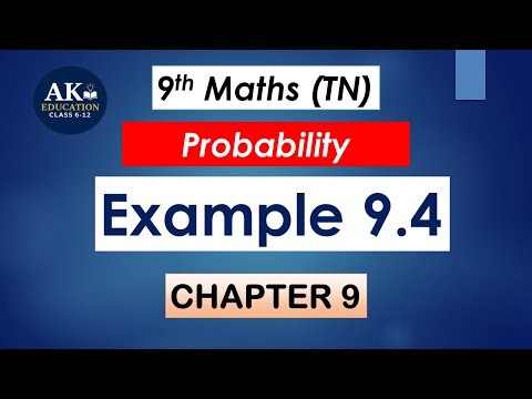9th Maths Chapter 9 Example 9.4 in tamil | TN samacheer