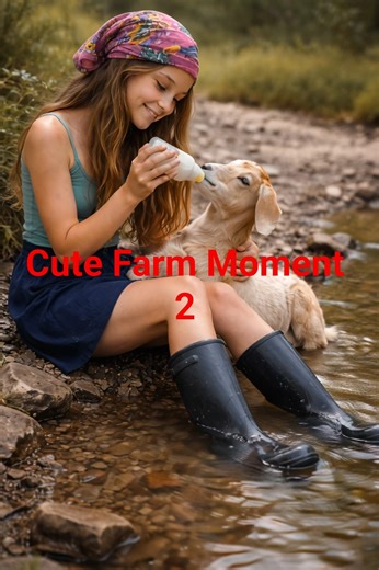 cute farm moment 2 #shorts