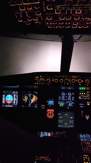 Alhamdulillah for Safe Journeys: Night Landing in the Cockpit | Pilot Life