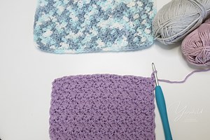 How to crochet the grit stitch — Crochet with Yarnhild Written pattern and video tutorial