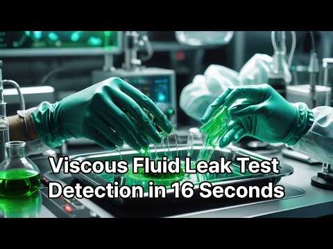 Hydraulic Oil Leak Detection Test | YHSM-A01 Sensor Responds in 16 Seconds