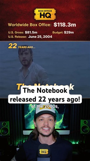 22 years ago ‘The Notebook’ was released!