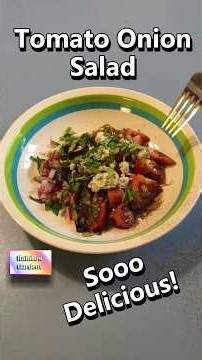 Tomato Onion Salad with Basil