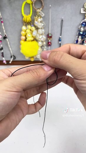 Handmade DIY Phone Chain Tutorial with Beads