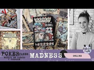 TUTORIAL SCRAPBOOKING SOBRE CORAZON MADNESS | BELLALUNA CRAFTS
