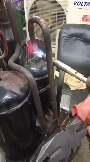COMPRESSOR KO UNIT SE KAISE ALAG KAREN #ac #acservice #acrepair #vairalreels #vairalvideo #kolkata