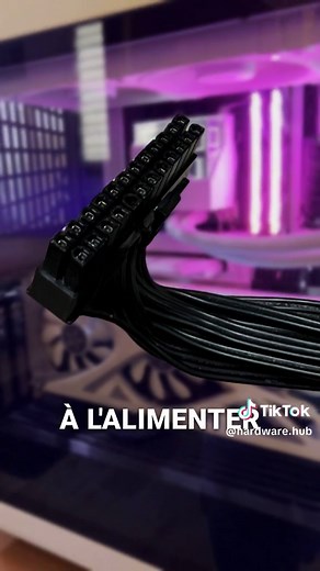 Les branchements de l’alimentation c’est pas compliqué #tech #hardware #pc #composant #viral #pctips #ordinateur #base #computer #informatique #debutant #montagepc #pcgamer #rgb #techtok