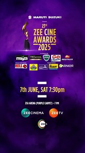 4.8M views · 18K reactions | Aaj ki raat… magic’s in Tamannaah's every move! ✨ Watch Maruti Suzuki presents 23rd Zee Cine Awards 2025 on 7th June, Sat at 7:30 PM, on Zee Cinema, Zee TV and Zee5. #MarutiSuzukiZCA #ZCA2025 #ZeeCineAwards2025 #FANtertainment #DilSeDilonTak #ZeeCineAwards | Zee Cine Awards | Facebook