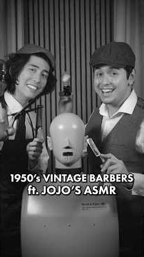 1950's DUO Haircut & Shave Roleplay | ft. ‪@JojosASMR‬