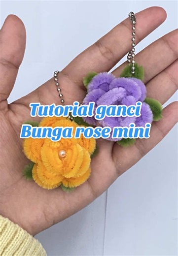 Tutorial Ganci Bunga Rose Mini: Kawat Bulu