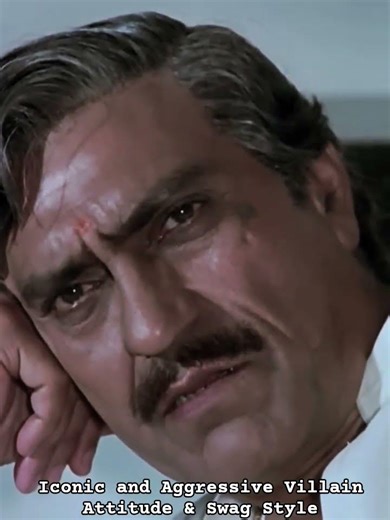 1980's Bollywood Aggressive and Powerful Villain Amresh Puri Swag & Attitude Style