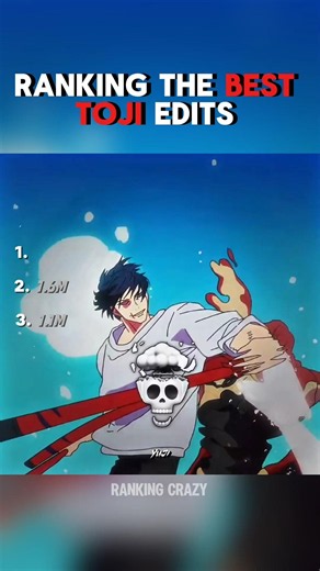 RANKING THE BEST TOJI EDITS 🥶 #jjk #gojo #toji