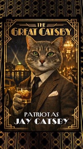 Introducing Patriot as… Jay Catsby. ✨ A figure of quiet intrigue and timeless charm, Jay Catsby is known for his watchful gaze and his belief in possibility. Always impeccably composed, he carries the air of someone who has seen much, endured more, and still chooses to hope. A symbol of elegance, resilience, and the stories that unfold behind closed doors, Jay Catsby reminds us that not all legends are loud—some are steady, enduring, and unforgettable. Step into the world of The Great Catsby Gal