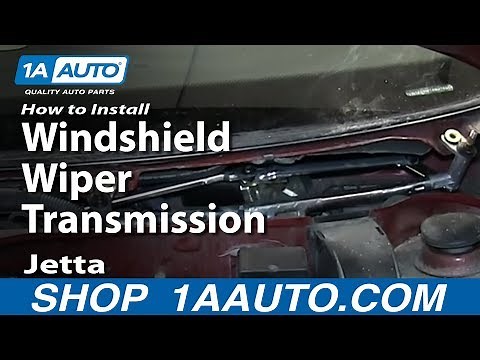 How to Replace Windshield Wiper Transmission 99-05 Volkswagen Jetta