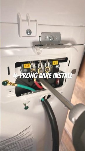 4-wire dryer power cord install #deliveryservice #truck #trucklife #blessed