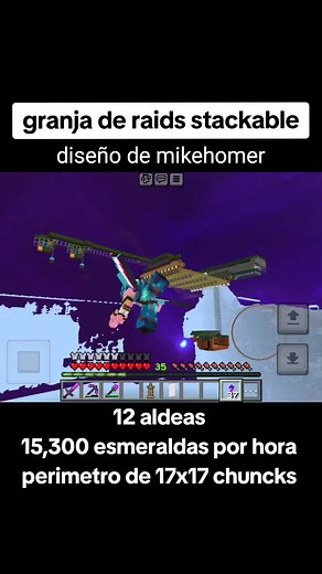 Granja de Raids en Minecraft Bedrock 1.20: Diseño Efectivo