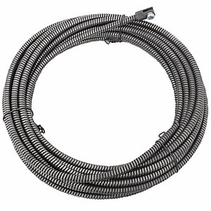 General Pipe Cleaners 120160-25HE2 3/8" x 25' Flexicore Cable with Female Connector for Select Drain Cleaning Machines