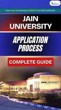 Jain University Application Process 2026 | How to Apply? Important Documents #jainuniversity