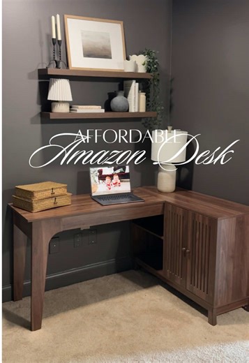 Mejor configuración de oficina en casa: escritorio de madera