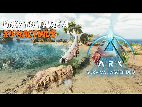 How to Tame A Xiphactinus in ARK Survival Ascended #ark #xiphactinus #arksurvivalascended
