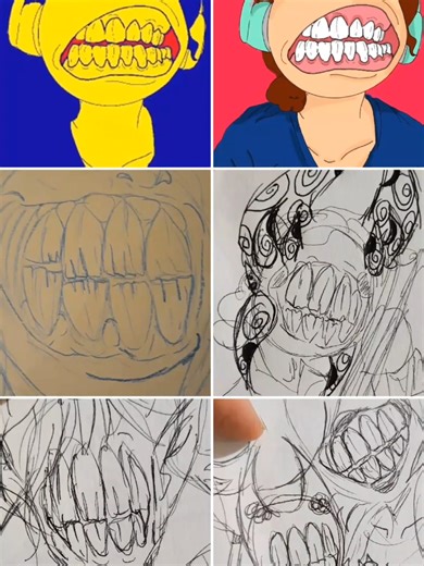 how I dress vs how I draw #artmoot #alttiktok #disturbingart #arttok #artmotion