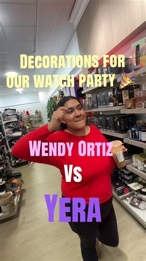 Yera vs Decorations for Our Watch Party – Wendy Ortiz Room Decor Ideas