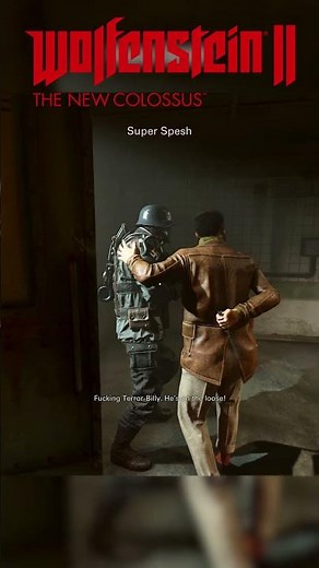 it was space aliens man👾 #wolfenstein #newcolossus #gaming #shorts #short #ww2 #myppn