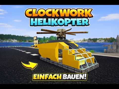 Minecraft Clockwork Helikopter Tutorial | So baust du einen funktionierenden Helikopter