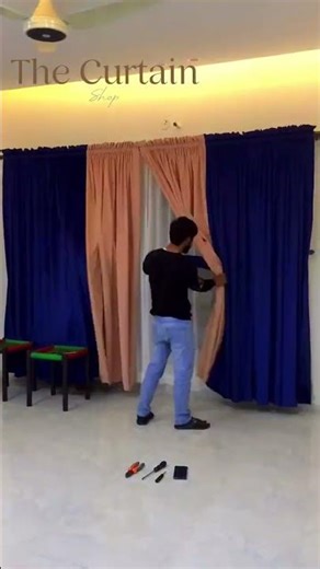 How to make/adjust Curtain Fall? | Curtain Tips | #home #curtains #diy #homedecor #curtaintips