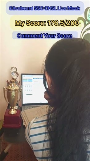 29-30 SEP📆 SSC CHSL TIER-1 OLIVEBOARD LIVE MOCK TEST MARKS #ssc #ssccgl #shorts #cgl #cgl2025 #ssc