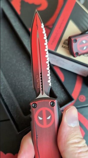 Unboxing Microtech Ultratech ZBP GEN III 1122-3DPS Exclusive Deadpool #microtechknives #otfknife