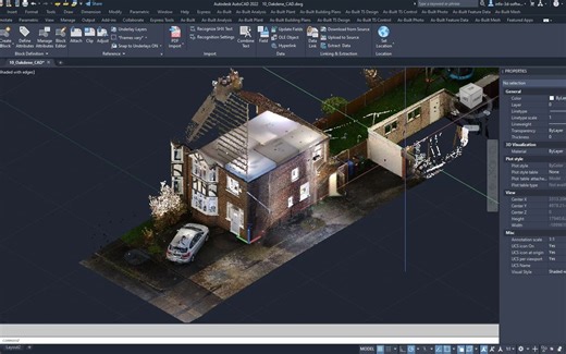 Import Point Cloud and STEP File Into AutoCAD