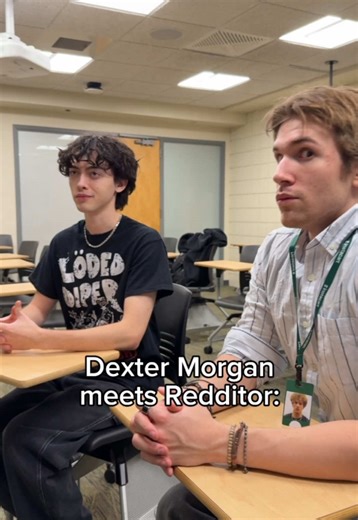 They both are complete weirdos 😭 #maddoxyz #skit #dexter #dextermorgan #reddit