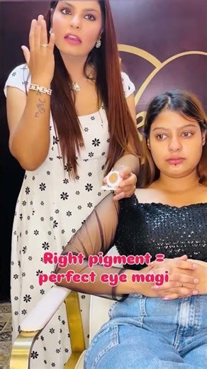 Right Eye Pigment Trick for Bigger Beautiful Eyes ✨ | Makeup Hack #Shorts