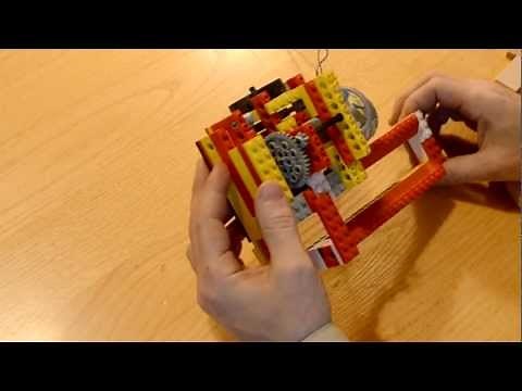 How to build the lego domino row building machine