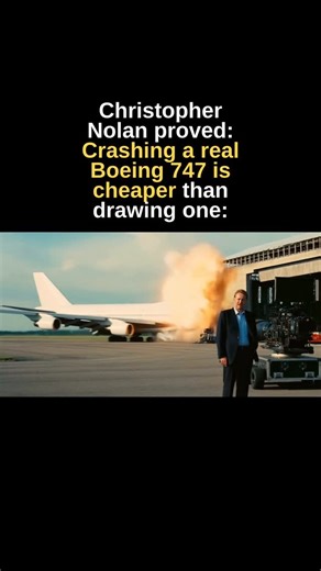 Iness Fromzero on Instagram: "✅ 1. Remember that scene in “Tenet”? A massive cargo plane speeds down the runway and crashes directly into an airport terminal. Explosion, metal screaming, total chaos. Watching it, we all assumed: “Wow, the CGI team deserves an award.” Because in modern Hollywood, nobody destroys real jumbo jets, right? It’s too dangerous and way too expensive. 2. The problem with pixels. Nolan hates fake things. He wanted the audience to feel the weight of the steel. But when the
