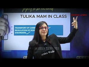 Tulika Mam Zoology | iNSPIRING WORDS NEET 2025 | Tulika Jha Mam in Crash Course