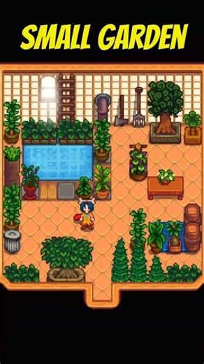 Make a small garden don’t tell Caroline in Stardew Valley #stardewvalley #shorts #games