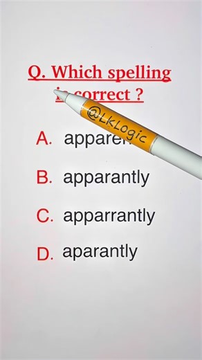 LK Logic on Instagram: "Which spelling is correct?"