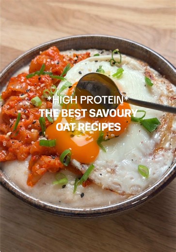 Savory Egg White Oats: Delicious High-Protein Breakfast
