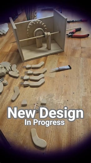 New Design in Progress #Automata #woodworking #crafting #handmade #design
