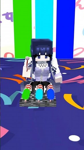 Naruto, Hinata, JJ & JJ sister play Cocomelon Intro #minecraft #shorts