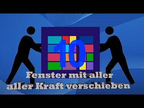 Fenster auf den Desktop verschieben und richtig Anordnen - Windows Grundlage